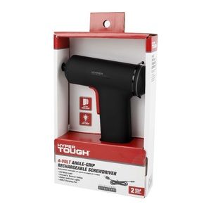 Hyper Tough 4-Volt MAX* Lithium-Ion Angle-Grip Cordless Screwdriver